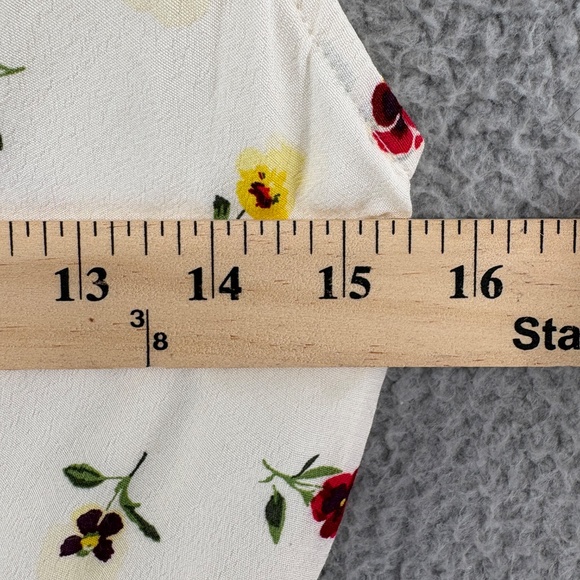 GAP x DÔEN Ivory Flora Flutter Sleeve Midi/Maxi Dress – Size 2 - Picture 6 of 16